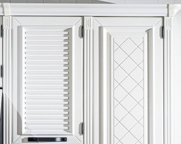 Кухонный гарнитур Марина 2400(Белый/Алебастр) в Саратове - предосмотр 3
