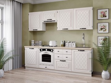 Кухонный гарнитур Марина 2400(Белый/Алебастр) в Энгельсе