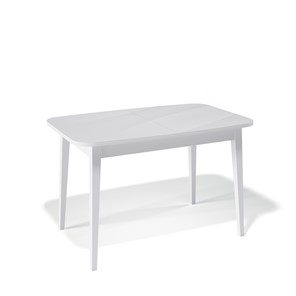 Раздвижной стол Kenner 1200M (Белый/Стекло белое сатин) в Саратове