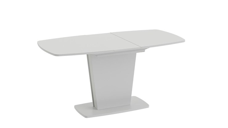 Кухонный стол раскладной Честер тип 2, цвет Белый/Стекло белый глянец в Энгельсе - изображение 1