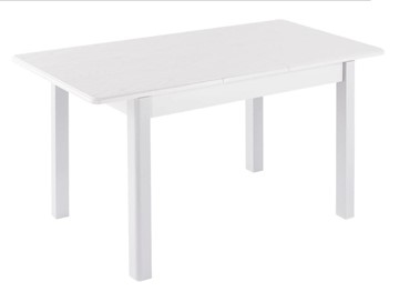 Кухонный стол раскладной Айсберг-01 МДФ, белый МДФ/40 массив прямые белые в Саратове