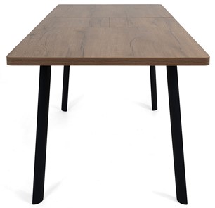Кухонный стол раздвижной Дали-1L(ноги черные, дуб табако) в Саратове - предосмотр 4