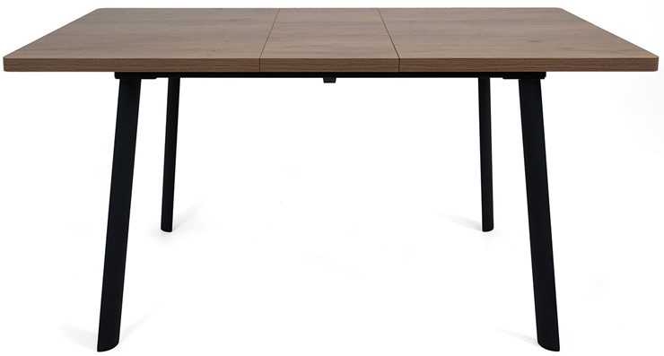 Кухонный стол раздвижной Дали-1L(ноги черные, дуб табако) в Саратове - изображение 5