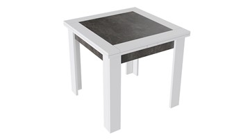 Обеденный раздвижной стол Хьюстон тип 3 (Белый/Ателье темный) в Саратове