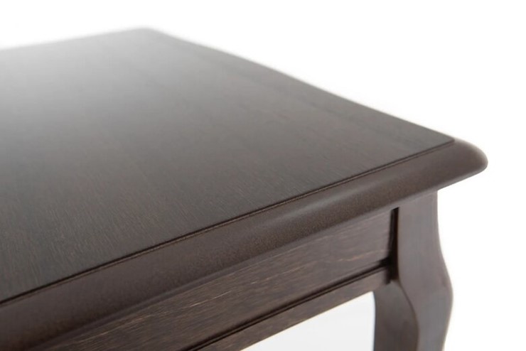 Обеденный раздвижной стол Кабриоль 1200х800, (Тон 7 - Орех тёмный) Морилка/Эмаль в Энгельсе - изображение 5