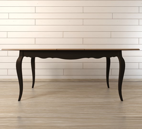 Кухонный раздвижной стол Leontina (ST9338BLK) Черный в Саратове - изображение 1