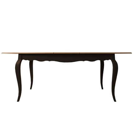 Кухонный раздвижной стол Leontina (ST9338BLK) Черный в Саратове - изображение