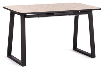Кухонный раздвижной стол MALTIDO ЛДСП/HPL/металл, 130/160x75x75 Дуб Вотан/чёрный арт.19745 в Саратове