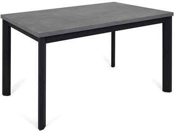 Раздвижной стол Нагано-3L (ноги черные, серый камень) в Саратове