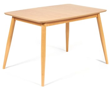 Кухонный раздвижной стол Pavillion (Павильон) бук/мдф 80x120+40x75, Натуральный арт.13982 в Саратове