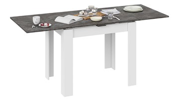 Кухонный раздвижной стол Промо тип 3 (Белый/Ателье темный) в Саратове - предосмотр 3