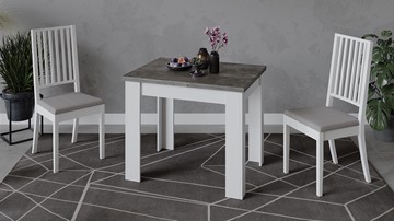 Кухонный раздвижной стол Промо тип 3 (Белый/Ателье темный) в Энгельсе - предосмотр 5