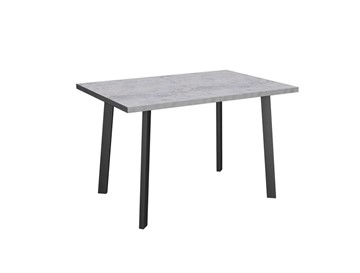 Раздвижной стол Робин, опоры прямые, цемент светлый в Саратове - предосмотр