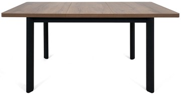 Кухонный стол раздвижной Токио-2L (ноги металлические черные, дуб табако) в Саратове - предосмотр 4