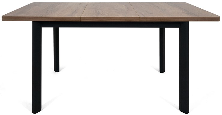 Кухонный стол раздвижной Токио-2L (ноги металлические черные, дуб табако) в Энгельсе - изображение 4