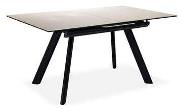 Обеденный раздвижной стол Бордо 3CQ 180х95 (Oxide Avorio/Графит) в Саратове - предосмотр