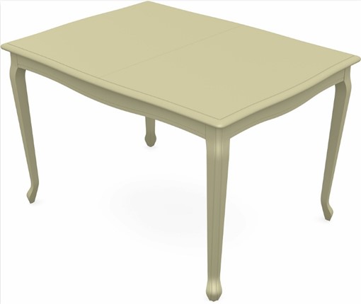 Кухонный раздвижной стол Кабриоль 1400х800, тон 10 (Морилка/Эмаль) в Саратове - изображение