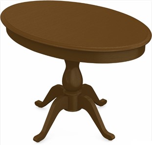 Кухонный раскладной стол Фабрицио-1 исп. Эллипс, Тон 2 Покраска + патина с прорисовкой (на столешнице) в Саратове