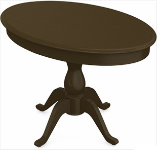 Кухонный раскладной стол Фабрицио-1 исп. Эллипс, Тон 5 Покраска + патина с прорисовкой (на столешнице) в Саратове