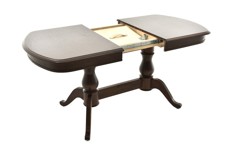 Кухонный стол раздвижной Фабрицио-2 исп. Мыло 1600, Тон 9 (Морилка/Эмаль) в Саратове - изображение 1