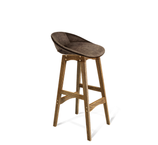 Барный стул SHT-ST19-SF1 / SHT-S65 (кофейный трюфель/дуб брашированный коричневый) в Энгельсе