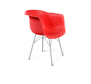Обеденный стул SHT-ST31/S64 (красный/хром лак) в Саратове