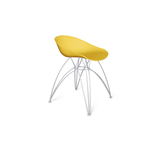 Кухонный стул SHT-ST19/S112 (желтый/хром лак) в Энгельсе