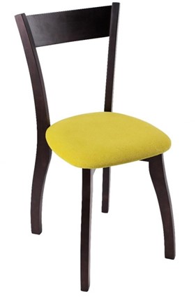 Кухонный стул Лугано каркас массив венге, велюр - мазерати олива в Энгельсе - изображение