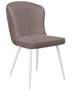 Мягкий стул 209, микровелюр B5 latte, ножки белые в Энгельсе