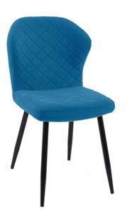 Кухонный стул 239 синий, ножки черные в Энгельсе