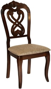 Обеденный стул Андромеда, дерево гевея 47х55х107 Cappuchino/ткань коричневая S 168-7 арт.19543 в Саратове