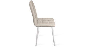 Кухонный стул Аспен К1С (Белый матовый/Микровелюр Duna Brilliant) в Энгельсе - предосмотр 1
