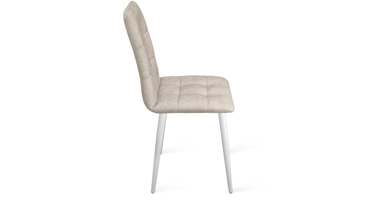 Кухонный стул Аспен К1С (Белый матовый/Микровелюр Duna Brilliant) в Энгельсе - изображение 1