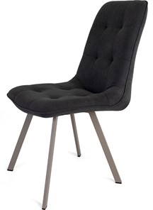 Обеденный стул Бакарди, ноги мокко прямоугольные 1-Q3015/велюр T180 Горький шоколад в Энгельсе