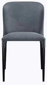 Обеденный стул dikline 275 С103 серый ножки черные в Саратове