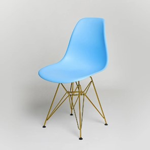 Обеденный стул DSL 110 Gold (голубой) в Саратове