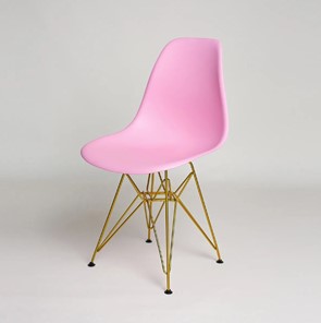Обеденный стул DSL 110 Gold (розовый) в Энгельсе