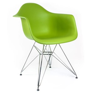 Обеденный стул DSL 330 Chrom (зеленый) в Энгельсе
