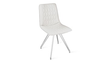 Обеденный стул Хьюго К4 (Белый матовый/Кож.зам Polo White) в Энгельсе