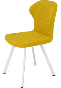 Кухонный стул Марио (Желтый Т182/ноги белые) в Саратове
