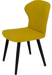 Кухонный стул Марио (Желтый Т182/ноги черные) в Саратове
