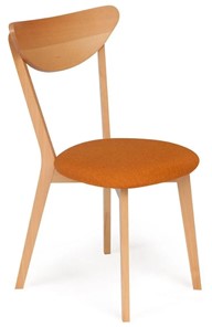 Кухонный стул MAXI (Макси), бук/ткань 86x48,5x54,5 Оранжевый/натуральный бук арт.19592 в Саратове - предосмотр