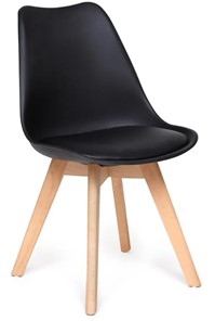 Обеденный стул TULIP (mod. 73) 48,5х52,5х83 черный арт.14210 в Энгельсе