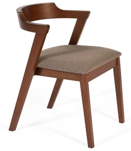 Кухонный стул VERSA (Верса) бук/ткань 54,5x56x74 Коричневый (2 шт) арт.13988 в Энгельсе