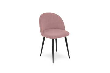 Обеденный стул Лайт розовый черные ножки в Саратове - предосмотр