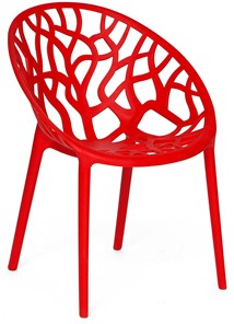 Кресло кухонное BUSH (mod.017) пластик 60*58,5*80 красный, арт.11726 в Саратове