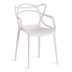 Кухонный стул Cat Chair (mod.028) пластик, 54,5*56*84 белый арт.19623 в Саратове