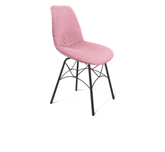 Обеденный стул SHT-ST29-С22 / SHT-S107 (розовый зефир/черный муар) в Энгельсе