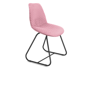 Обеденный стул SHT-ST29-С22 / SHT-S38 (розовый зефир/черный муар) в Саратове