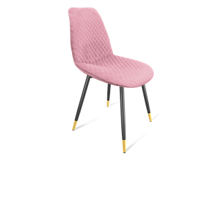 Обеденный стул SHT-ST29-С22 / SHT-S95-1 (розовый зефир/черный муар/золото) в Энгельсе